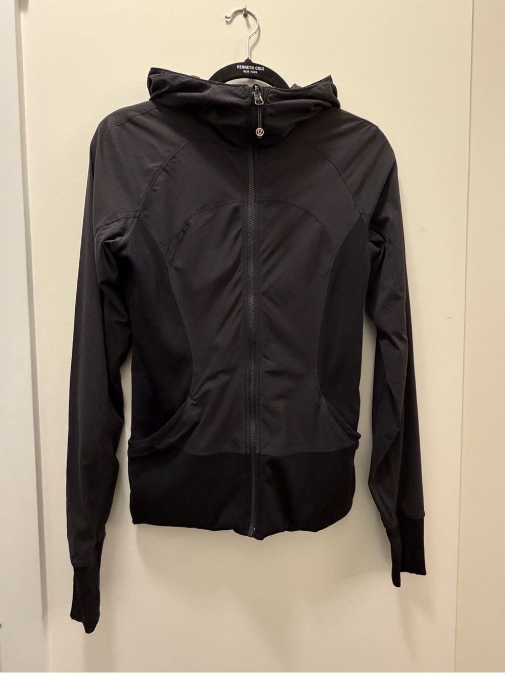 lululemon athletica Black Hooded Full-Zip Jacket